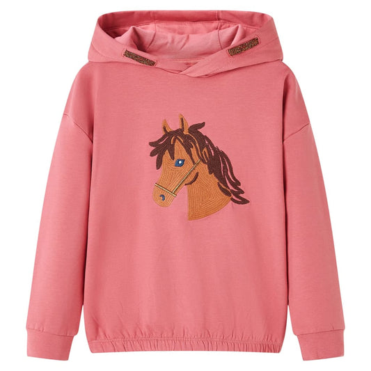 Children's Hoodie, Distressed Pink 116