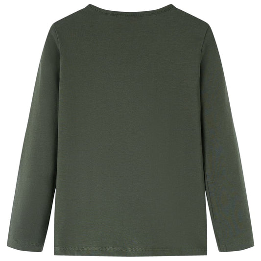 Μπλουζάκι Παιδικό Μακρυμάνικο Χακί 104