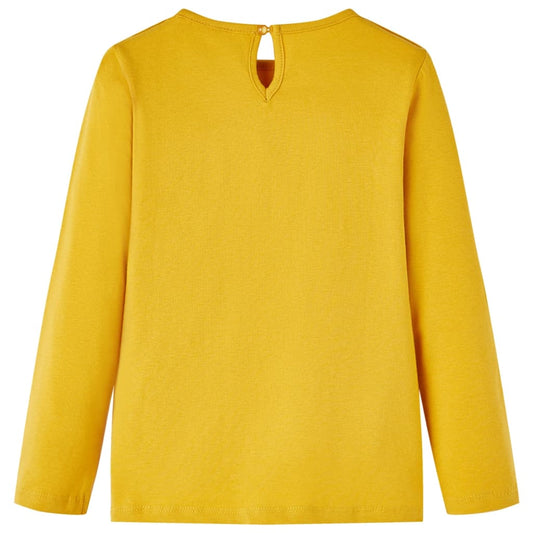 Μπλουζάκι Παιδικό Μακρυμάνικο Ώχρα 116