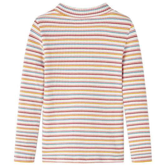 Μπλουζάκι Παιδικό Μακρυμάνικο με Χαμηλό Ζιβάγκο Εκρού 128