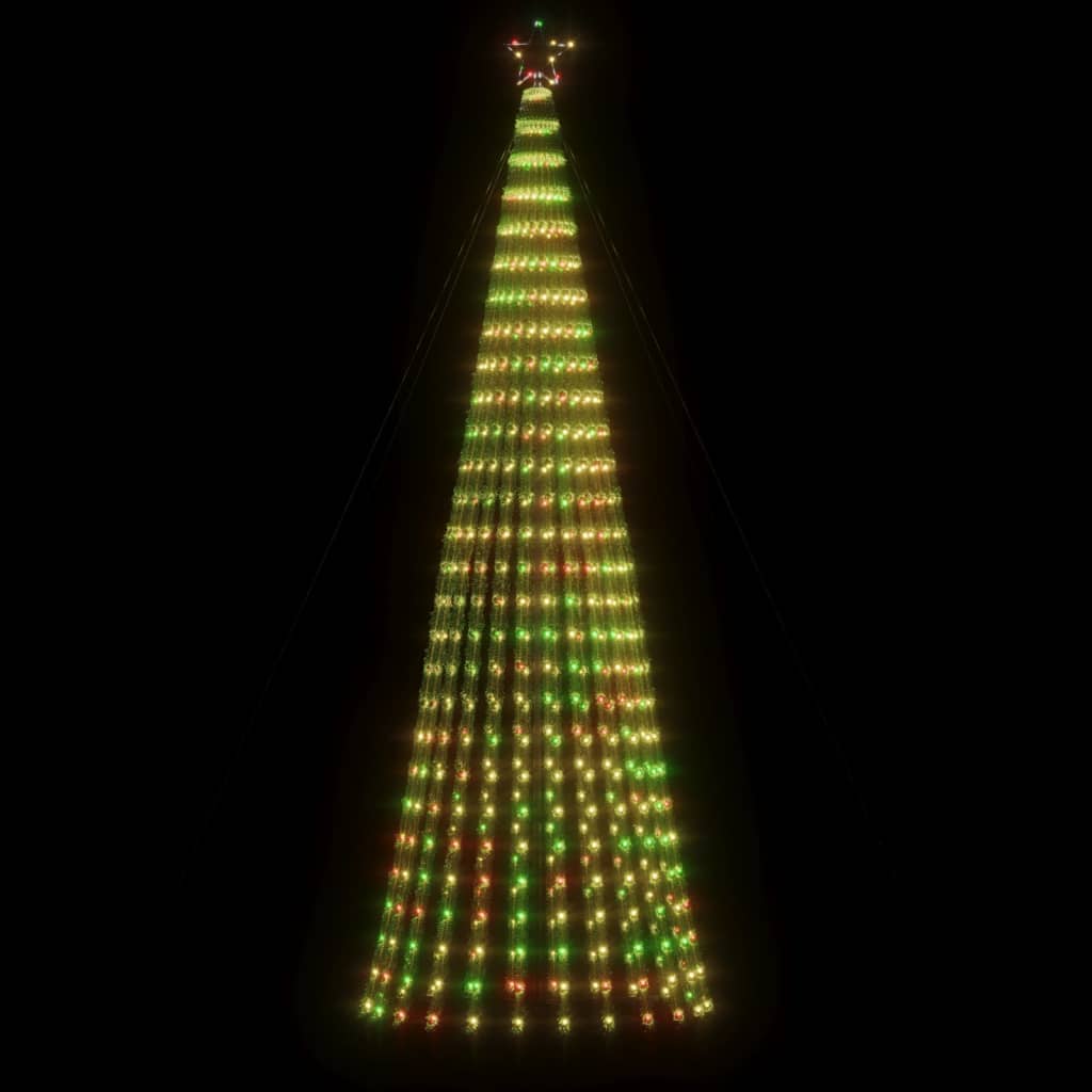 vidaXL Χριστουγεννιάτικο δέντρο LED 688 LED πολύχρωμο 300 εκ.
