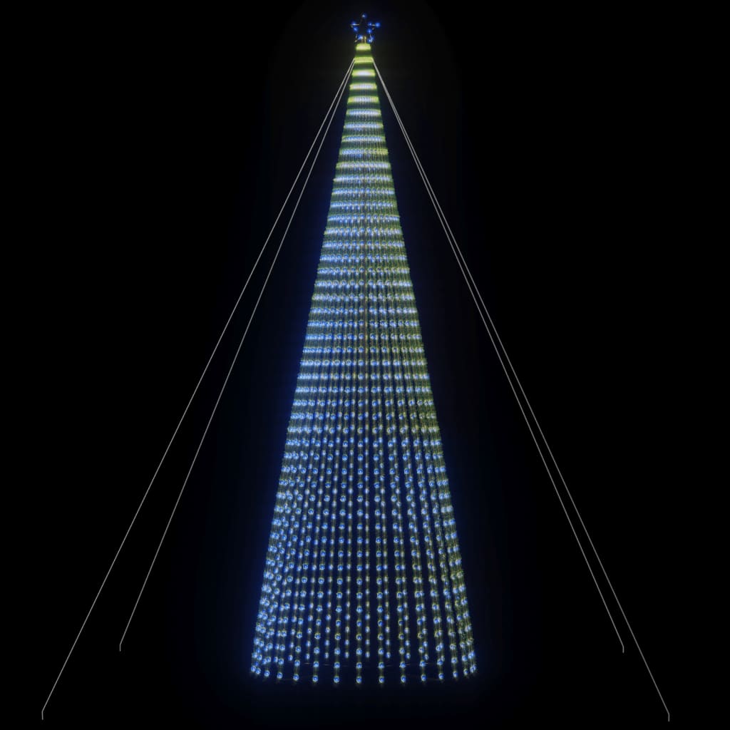 vidaXL Χριστουγεννιάτικο δέντρο LED 1544 LED μπλε 500 εκ.
