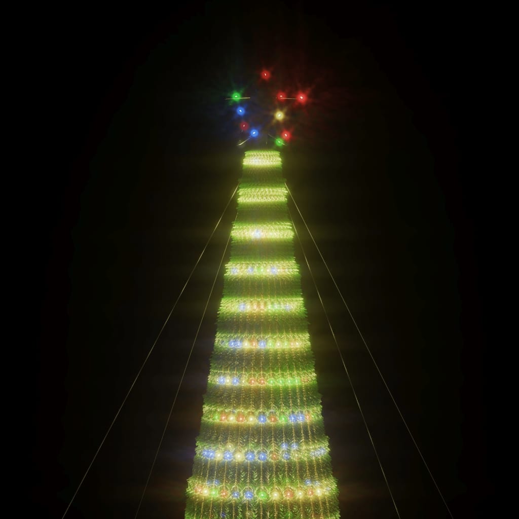 vidaXL Χριστουγεννιάτικο δέντρο LED 1544 LED πολύχρωμο 500 εκ.
