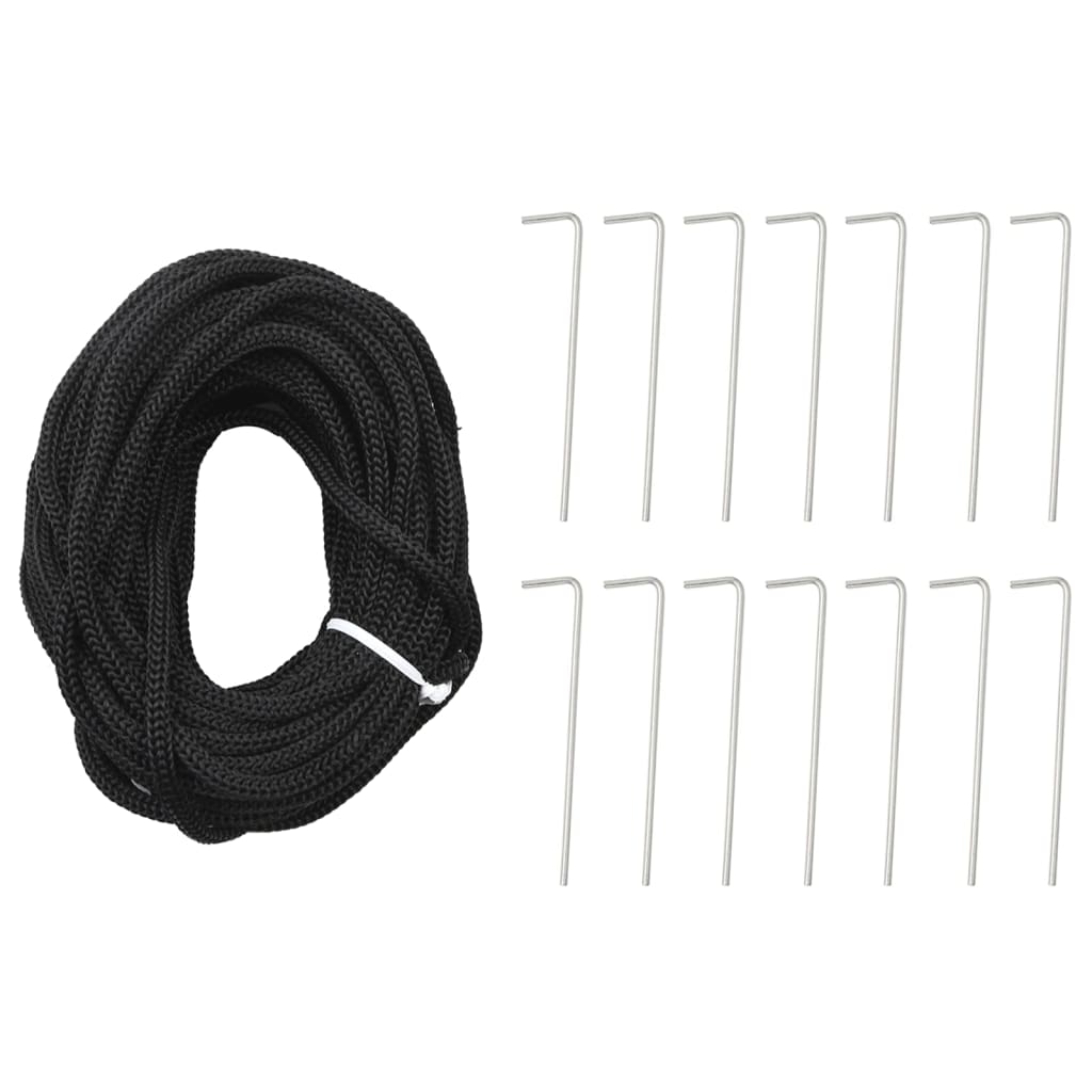 vidaXL Χριστουγεννιάτικο δέντρο LED σε ιστό σημαίας 3000 LED μπλε