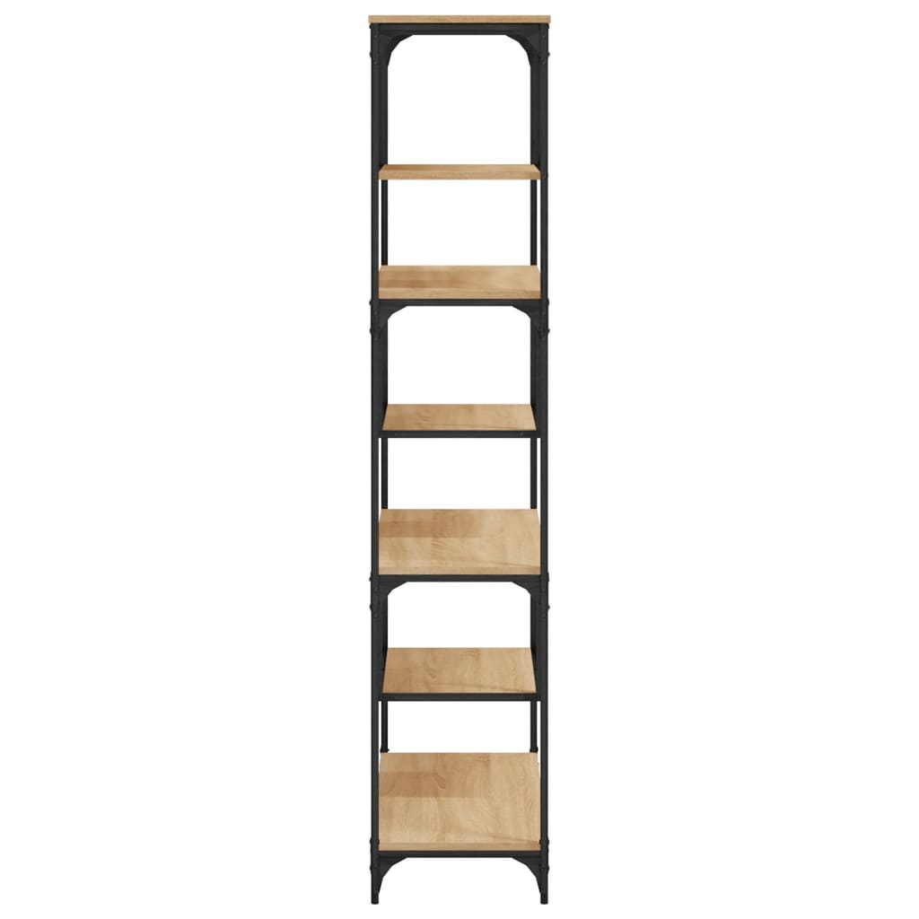 vidaXL Βιβλιοθήκη Sonoma Δρυς 81x36x176 εκ. από Επεξεργασμένο Ξύλο