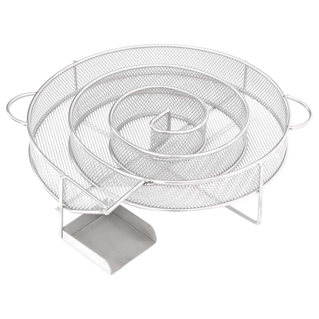 vidaXL Καπνιστήριο Μπάρμπεκιου με Σύστημα Κρύου Καπνού Γαλβαν. Χάλυβας