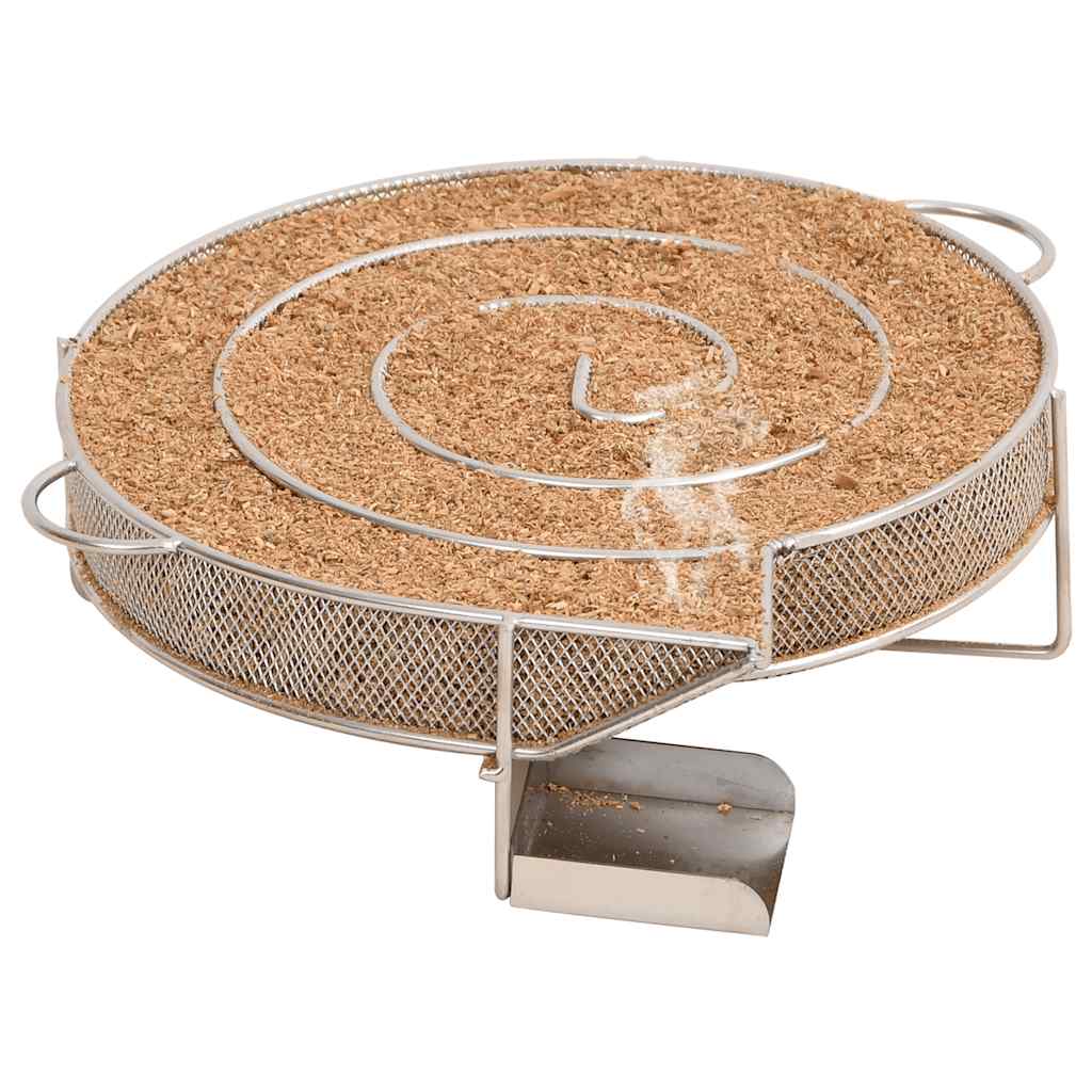 vidaXL Καπνιστήριο Μπάρμπεκιου με Σύστημα Κρύου Καπνού Γαλβαν. Χάλυβας