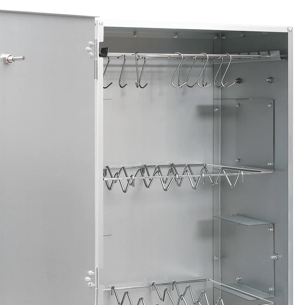 vidaXL Καπνιστήριο Μπάρμπεκιου με Σύστημα Κρύου Καπνού Γαλβαν. Χάλυβας