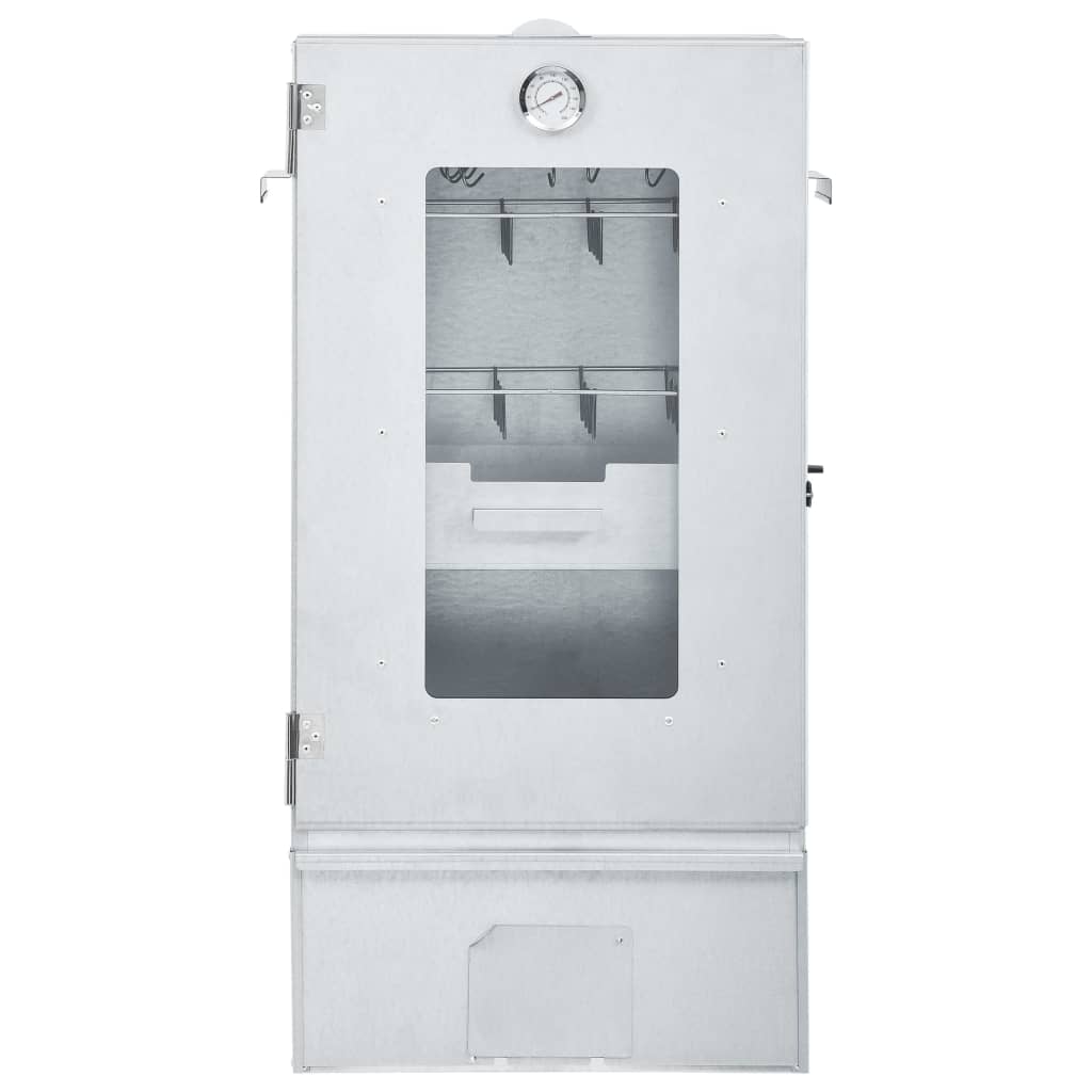 vidaXL Καπνιστήριο Μπάρμπεκιου με Σύστημα Κρύου Καπνού Γαλβαν. Χάλυβας