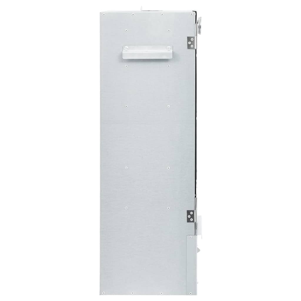 vidaXL Καπνιστήριο Μπάρμπεκιου με Σύστημα Κρύου Καπνού Γαλβαν. Χάλυβας