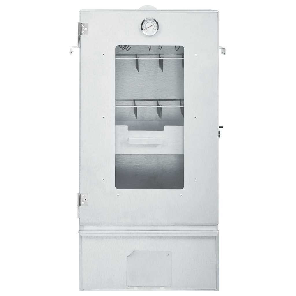 vidaXL Καπνιστήριο Μπάρμπεκιου με Σύστημα Κρύου Καπνού Γαλβαν. Χάλυβας