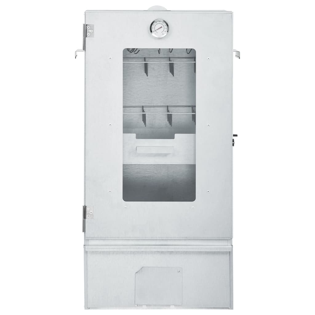 vidaXL Καπνιστήριο Μπάρμπεκιου με Σύστημα Κρύου Καπνού Γαλβαν. Χάλυβας