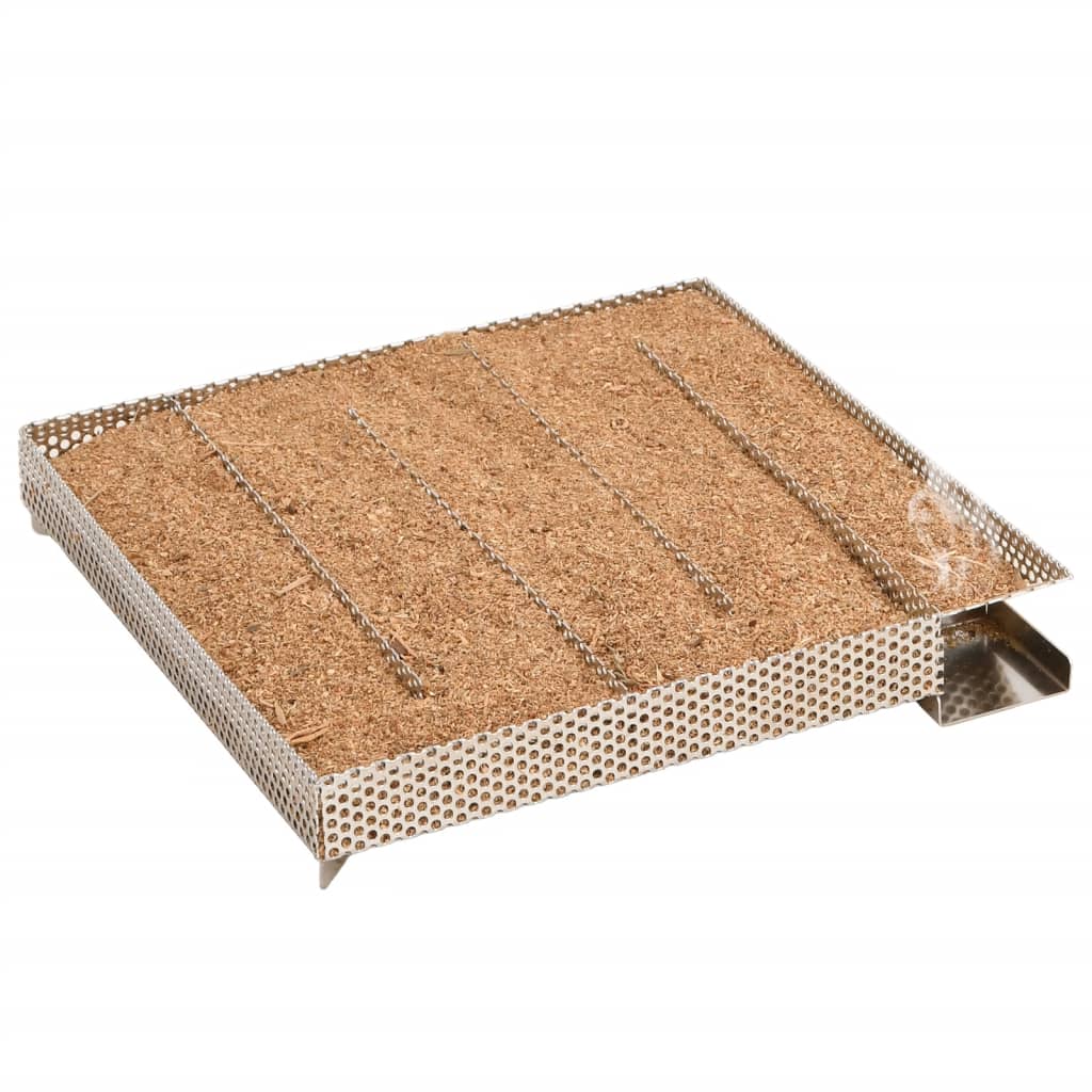 vidaXL Καπνιστήριο Μπάρμπεκιου με Σύστημα Κρύου Καπνού Γαλβαν. Χάλυβας