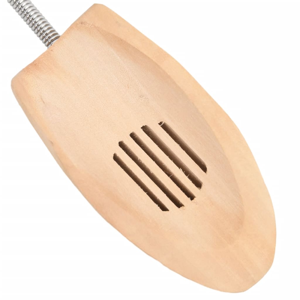 vidaXL Καλαπόδια 2 Ζευγάρια Μέγεθος EU 35-38 από Μασίφ Ξύλο Λωτού