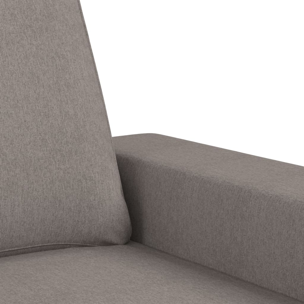 vidaXL Πολυθρόνα Taupe 60 εκ. από Υφασμάτινη με Υποπόδιο