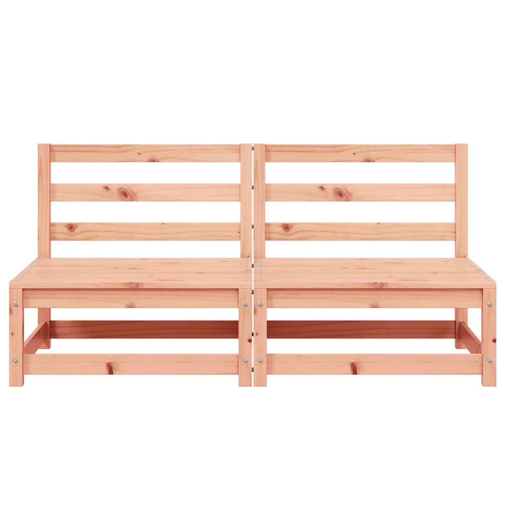 vidaXL Καναπέδες Κήπου Χωρ. Μπράτσα 2Τεμ 70x70x67εκ Μασίφ Ψευδοτσούγκα