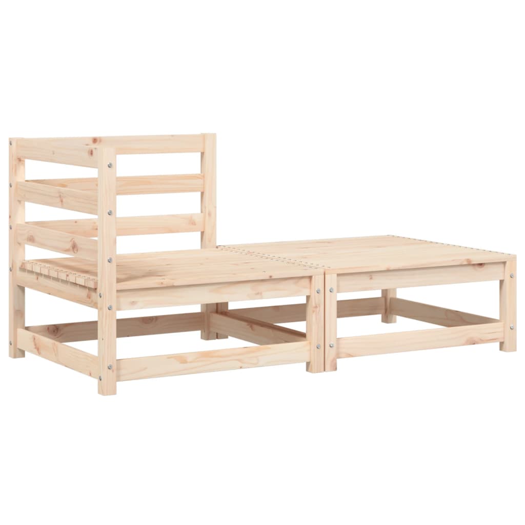 vidaXL Καναπές Κήπου Γωνιακός με Μαξιλάρια και Υποπόδιο