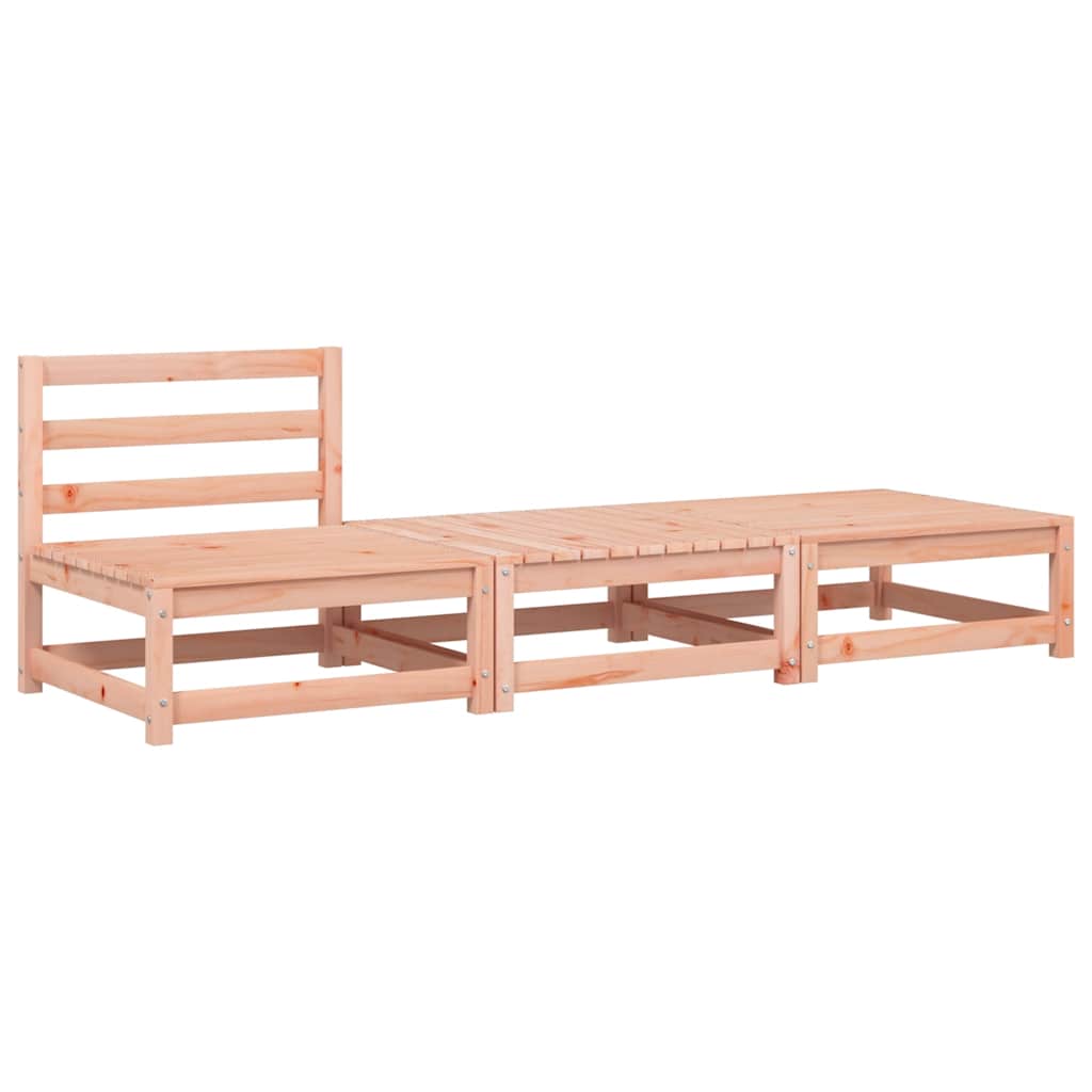 vidaXL Καναπές Κήπου Χωρίς Μπράτσα με Μαξιλάρια και Υποπόδια