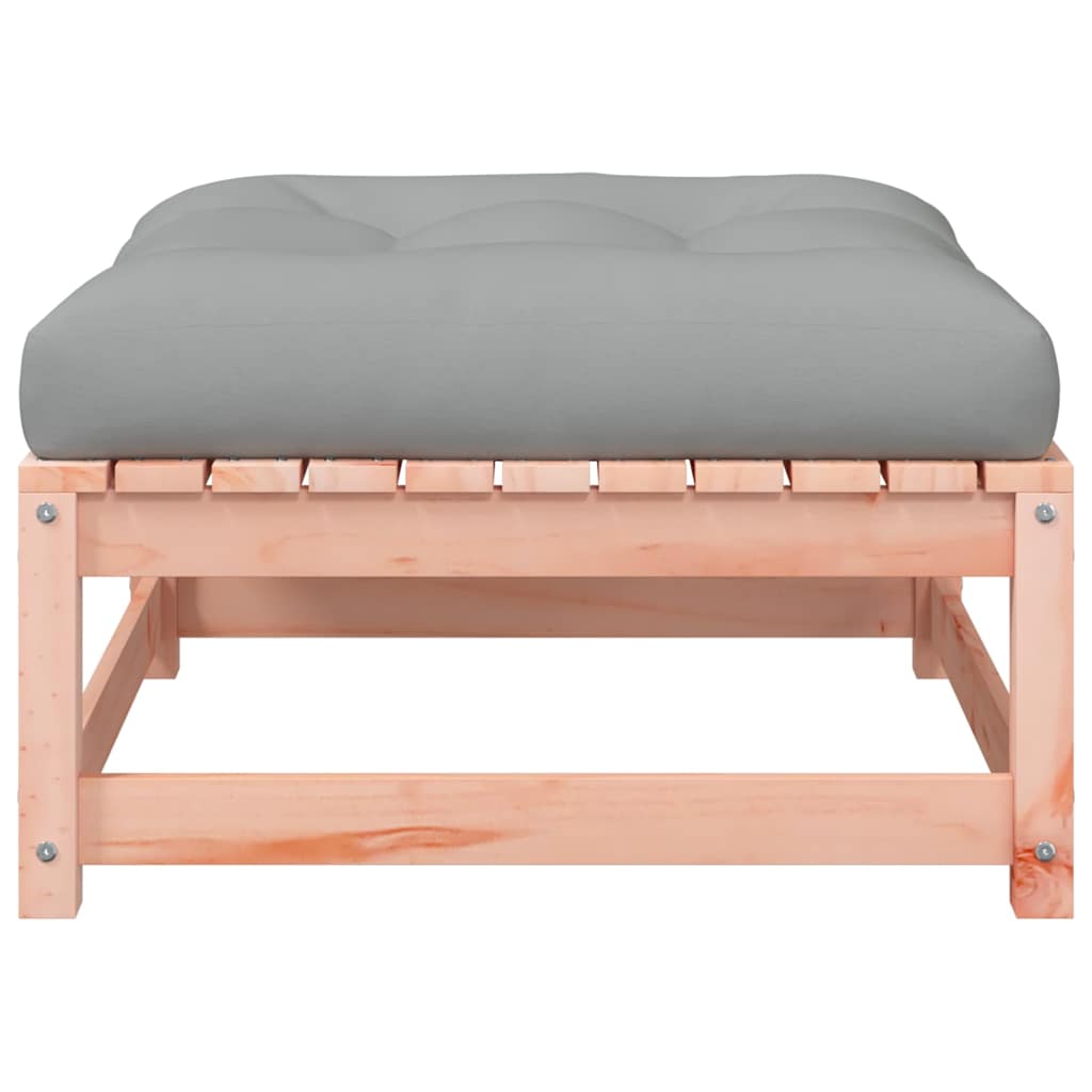 vidaXL Καναπές Κήπου Χωρίς Μπράτσα με Μαξιλάρια και Υποπόδια