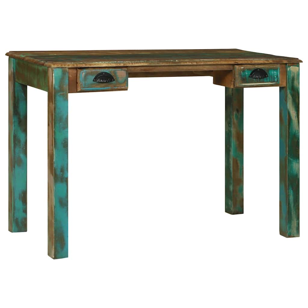 vidaXL Γραφείο Καφέ 112 x 55 x 76 εκ. Μασίφ ανακυκλωμένο ξύλο