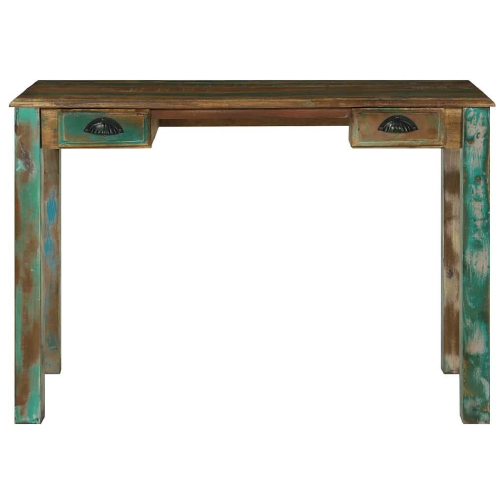 vidaXL Γραφείο Καφέ 112 x 55 x 76 εκ. Μασίφ ανακυκλωμένο ξύλο