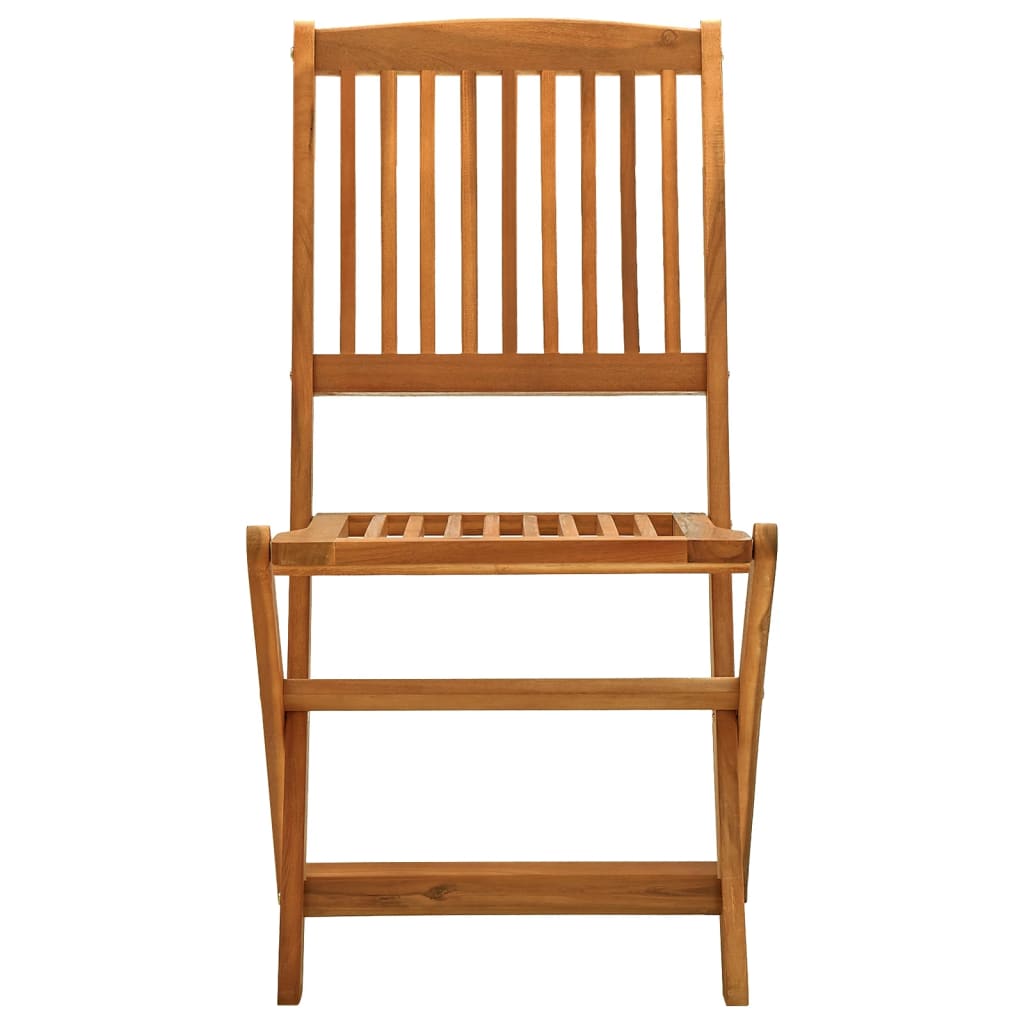 vidaXL Τραπεζαρία Κήπου Σετ 5 Τεμαχίων από Μασίφ Ξύλο Ακακίας