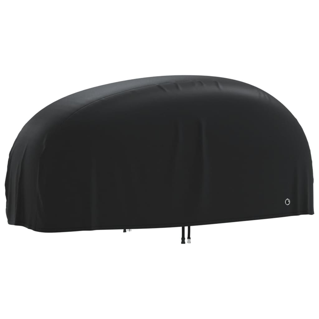 vidaXL Κουκούλες Μηχανής 2 τεμ. Μαύρες 265x105x125 εκ. Ύφασμα Oxford