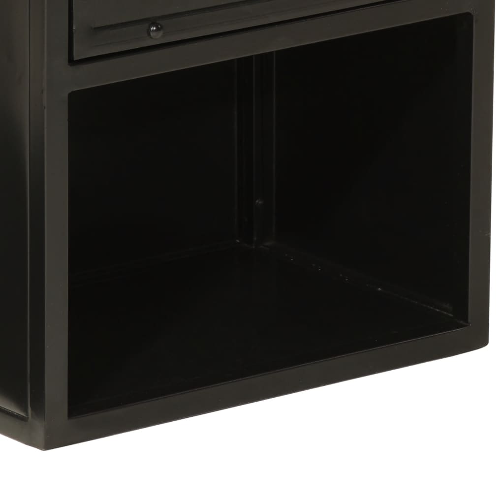 vidaXL Ντουλάπι Μπάνιου 40 x 27 x 90 εκ. Σίδηρο και Μασίφ Ξύλο Μάνγκο