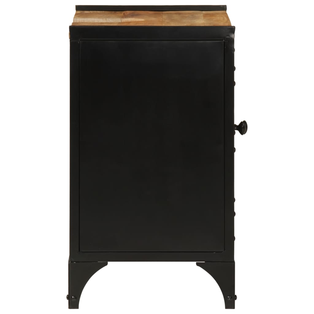 vidaXL Ντουλάπι Νιπτήρα 55x35x60 εκ. από Σίδηρο / Μασίφ Ξύλο Μάνγκο