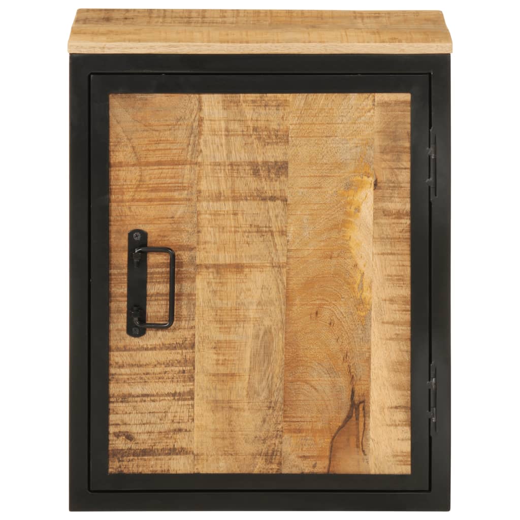 vidaXL Ντουλάπι Μπάνιου 40 x 30 x 50 εκ. Μασίφ Ξύλο Μάνγκο και Σίδηρος
