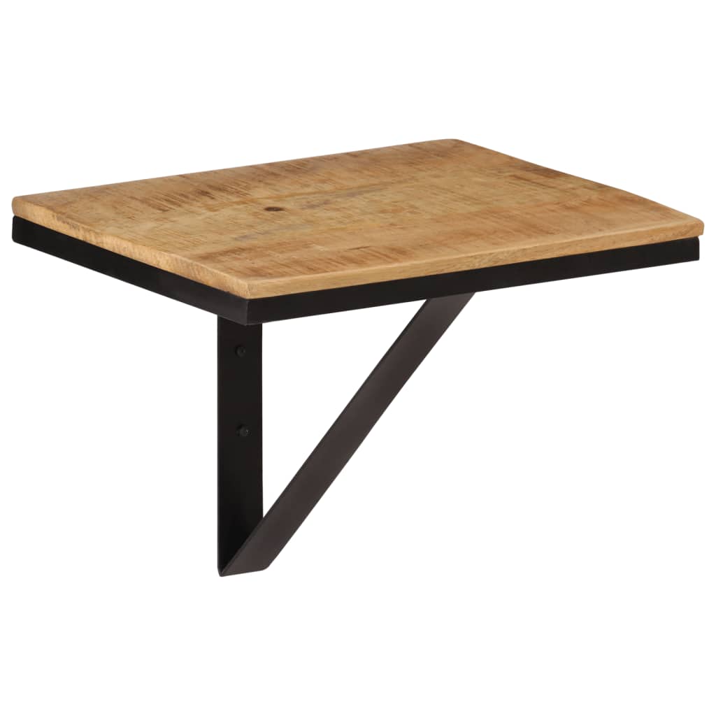 vidaXL Ράφι Τοίχου 40x30x32 εκ. Μασίφ Ξύλο Μάνγκο και Σίδερο