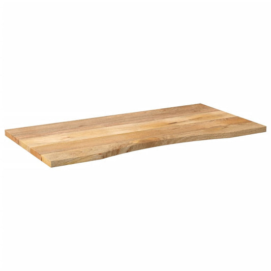 vidaXL Επιφάνεια Γραφείου Καμπύλη 120x60x2,5 εκ Μασίφ Ακατ. Μάνγκο