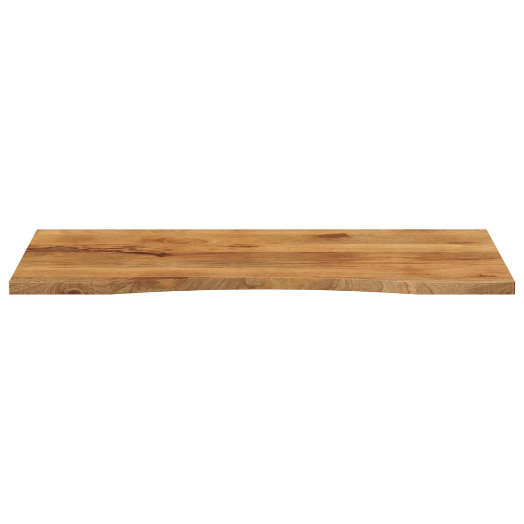 vidaXL Επιφάνεια Γραφείου Καμπύλη 140x60x2,5 εκ Μασίφ Ακατ. Μάνγκο