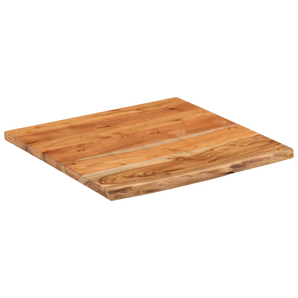 vidaXL Πάγκος Μπάνιου Ορθογώνιος 60x60x2,5 εκ. Μασίφ Ξύλο Οξιάς