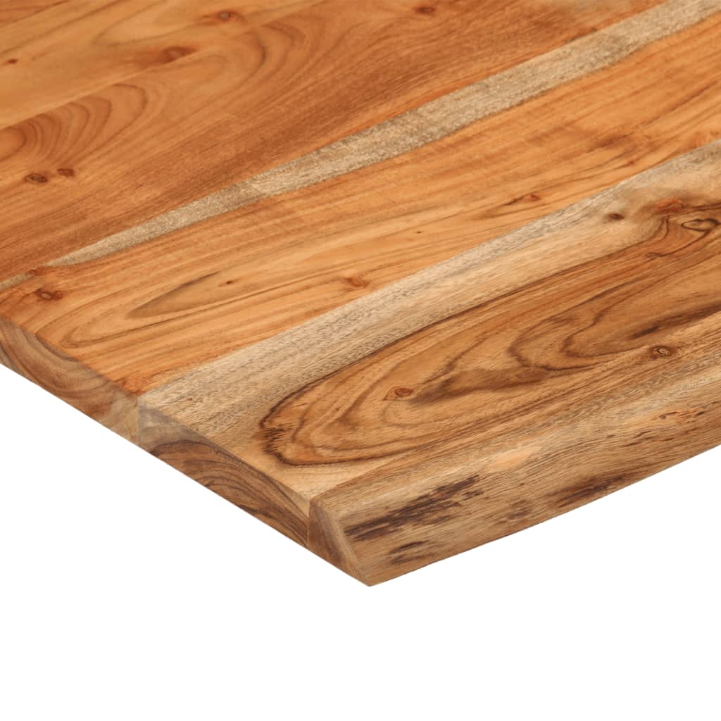 vidaXL Πάγκος Μπάνιου Ορθογώνιος 60x60x2,5 εκ. Μασίφ Ξύλο Οξιάς