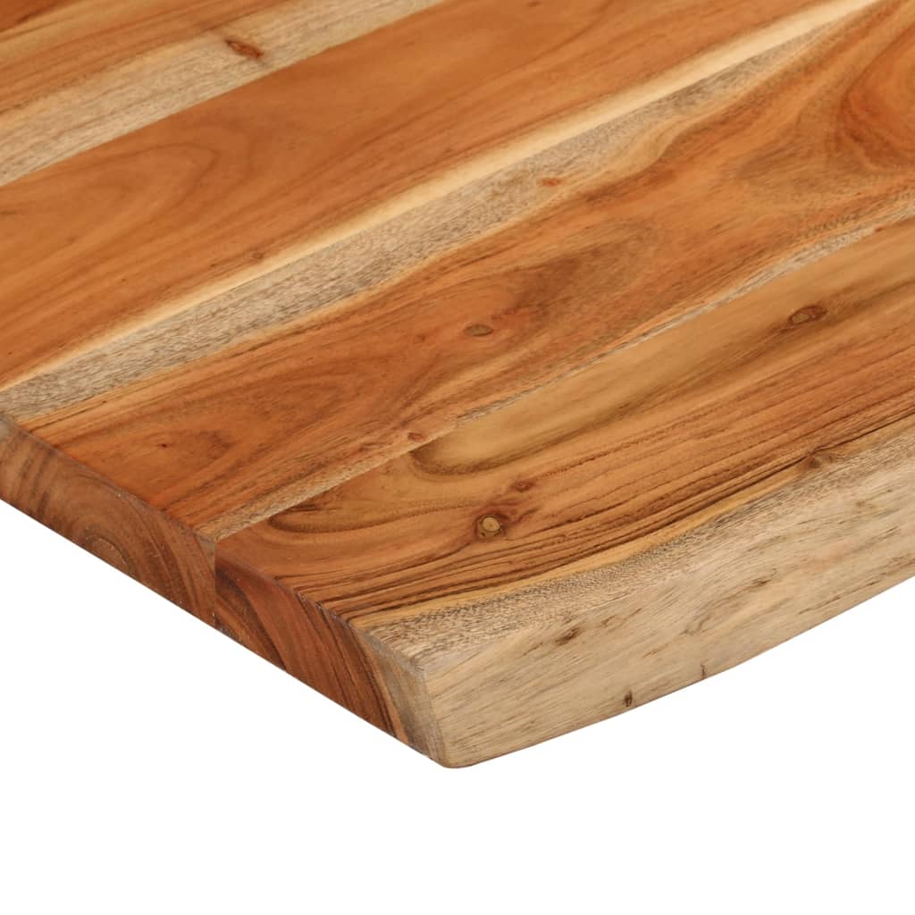 vidaXL Πάγκος Μπάνιου Ορθογώνιος 70x60x2,5 εκ. από Μασίφ Ξύλο Ακακίας
