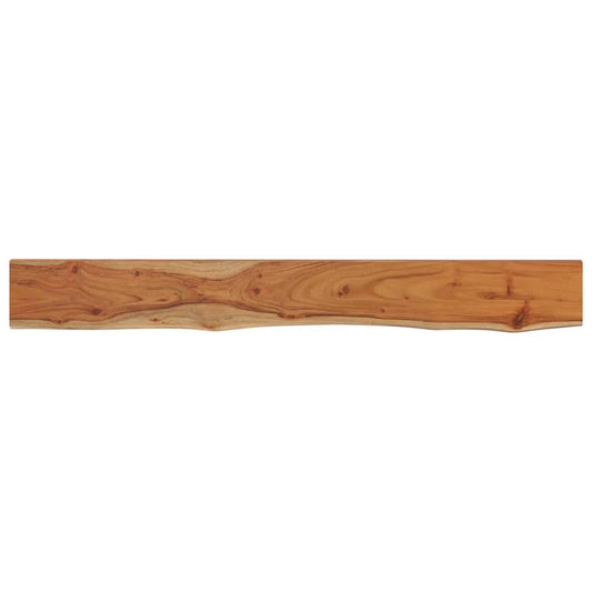 vidaXL Ράφι Επιτοίχιο Ορθ. Live Edge 180x20x3,8 εκ. Μασίφ Ξύλο Ακακίας