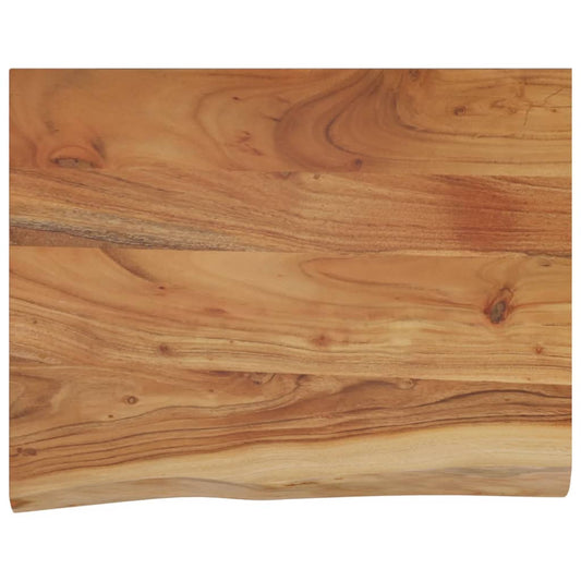 vidaXL Ράφι Επιτοίχιο Ορθ. Live Edge 40x30x3,8 εκ. Μασίφ Ξύλο Ακακίας