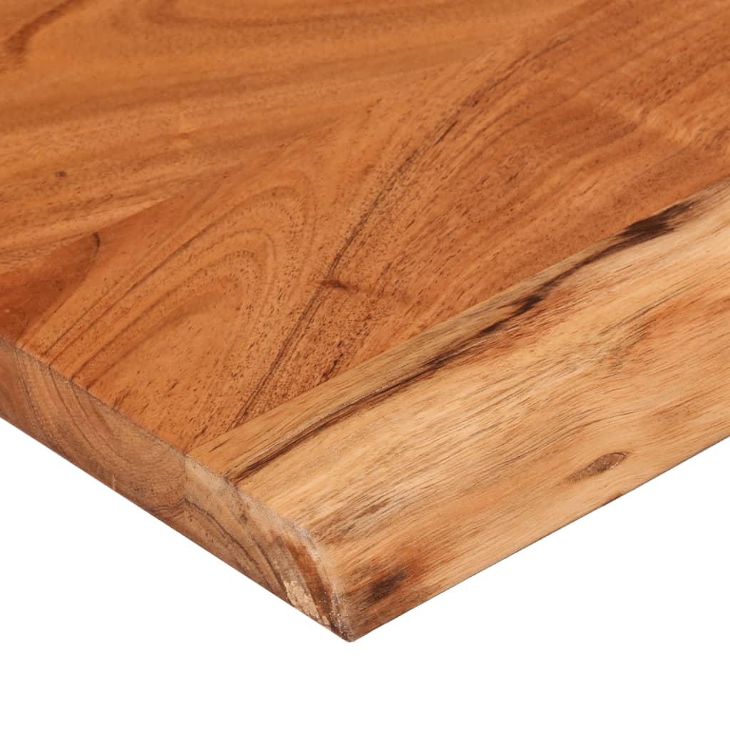 vidaXL Ράφι Επιτοίχιο Ορθ. Live Edge 90x30x3,8 εκ. Μασίφ Ξύλο Ακακίας