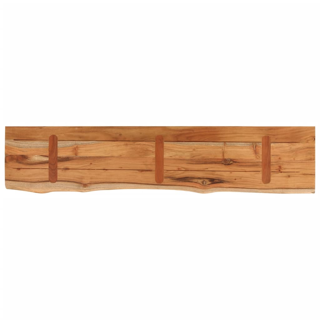 vidaXL Επιφάνεια Τραπεζιού Ορθογώνια 140x30x3,8 εκ. Μασίφ Ξύλο Ακακίας