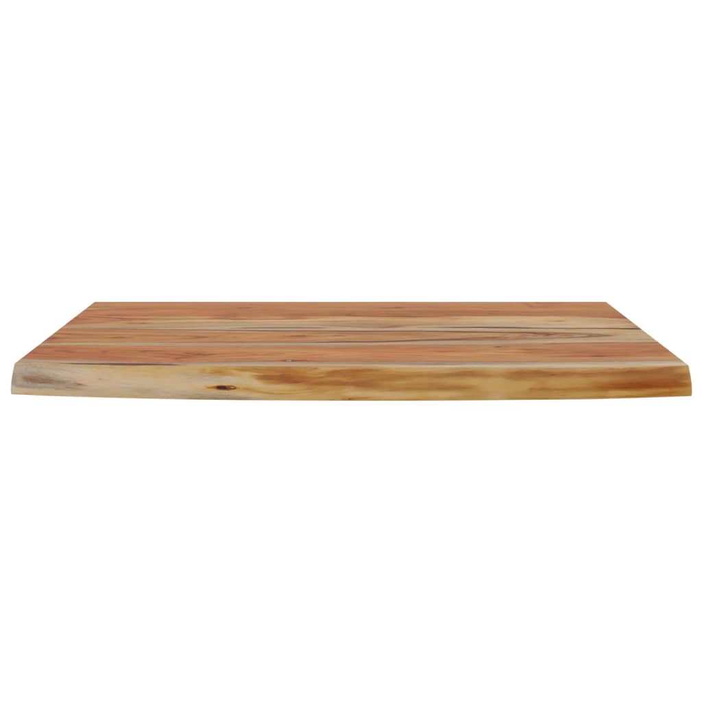 vidaXL Ράφι Επιτοίχιο Ορθ. Live Edge 60x40x3,8 εκ. Μασίφ Ξύλο Ακακίας