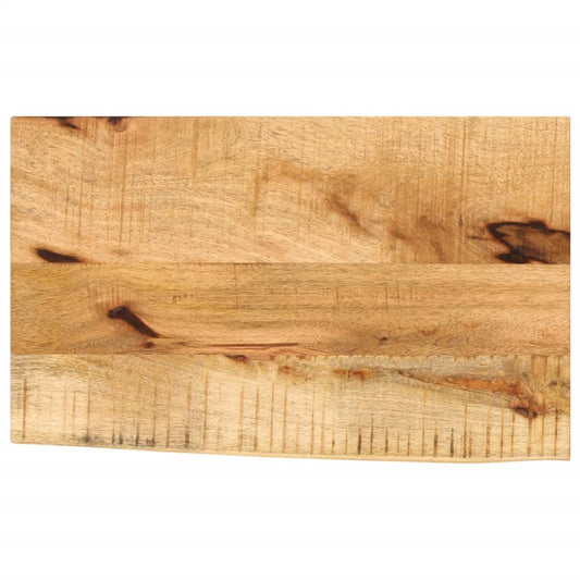 vidaXL Επιφάνεια Τραπεζιού 50x20x2,5 εκ. Live Edge Μασίφ Ξύλο Μάνγκο