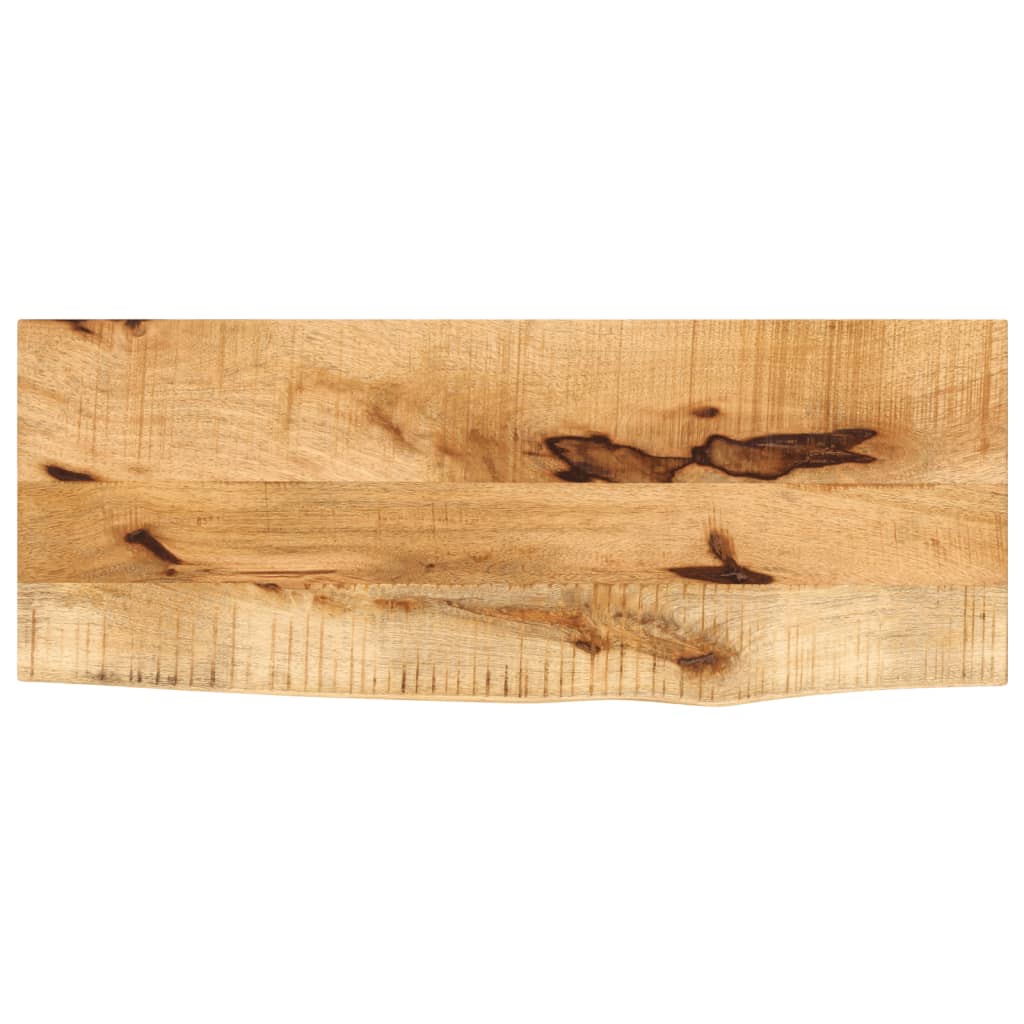 vidaXL Επιφάνεια Τραπεζιού 90x40x2,5 εκ. Live Edge Μασίφ Ξύλο Μάνγκο