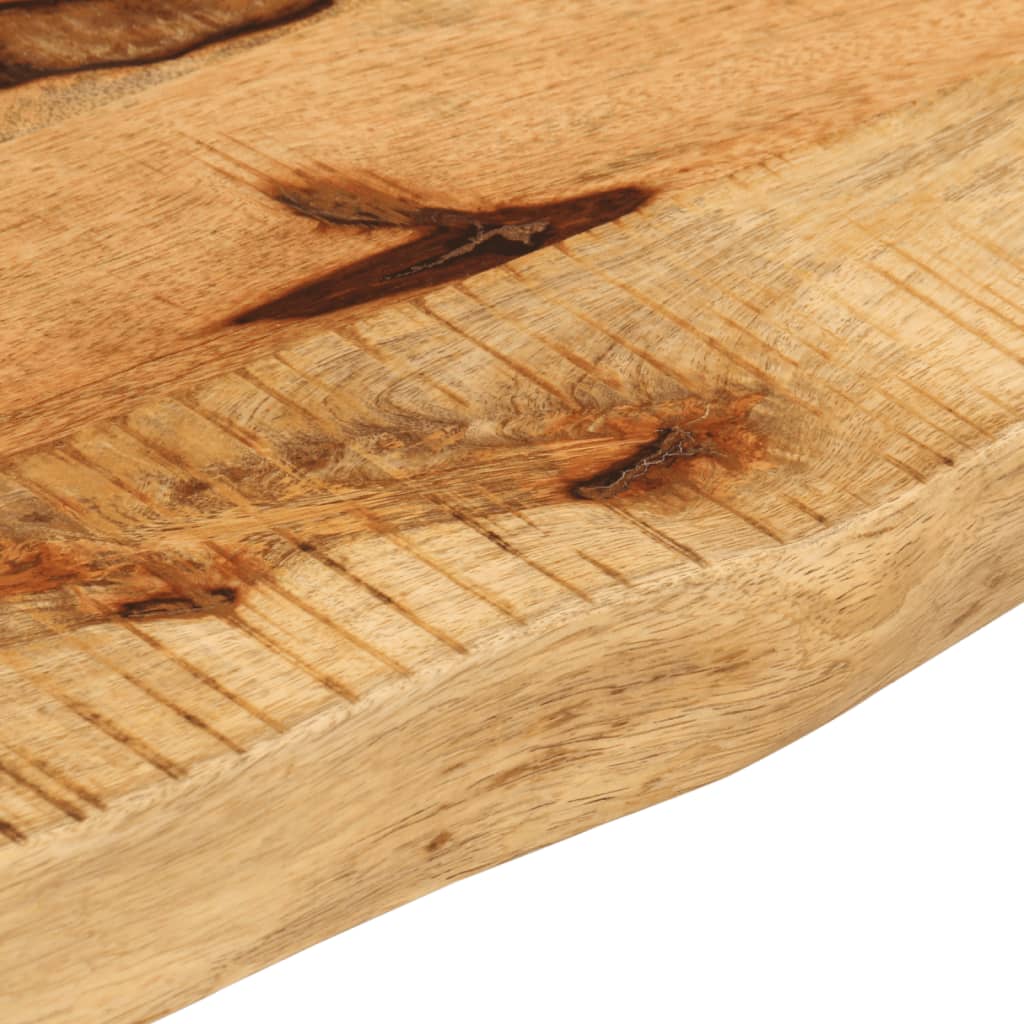 vidaXL Επιφάνεια Τραπεζιού 90x40x2,5 εκ. Live Edge Μασίφ Ξύλο Μάνγκο