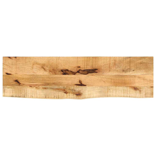 vidaXL Επιφάνεια Τραπεζιού 100x40x2,5 εκ. Live Edge Μασίφ Ξύλο Μάνγκο