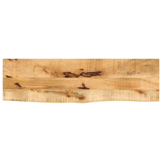 vidaXL Επιφάνεια Τραπεζιού 120x40x2,5 εκ. Live Edge Μασίφ Ξύλο Μάνγκο