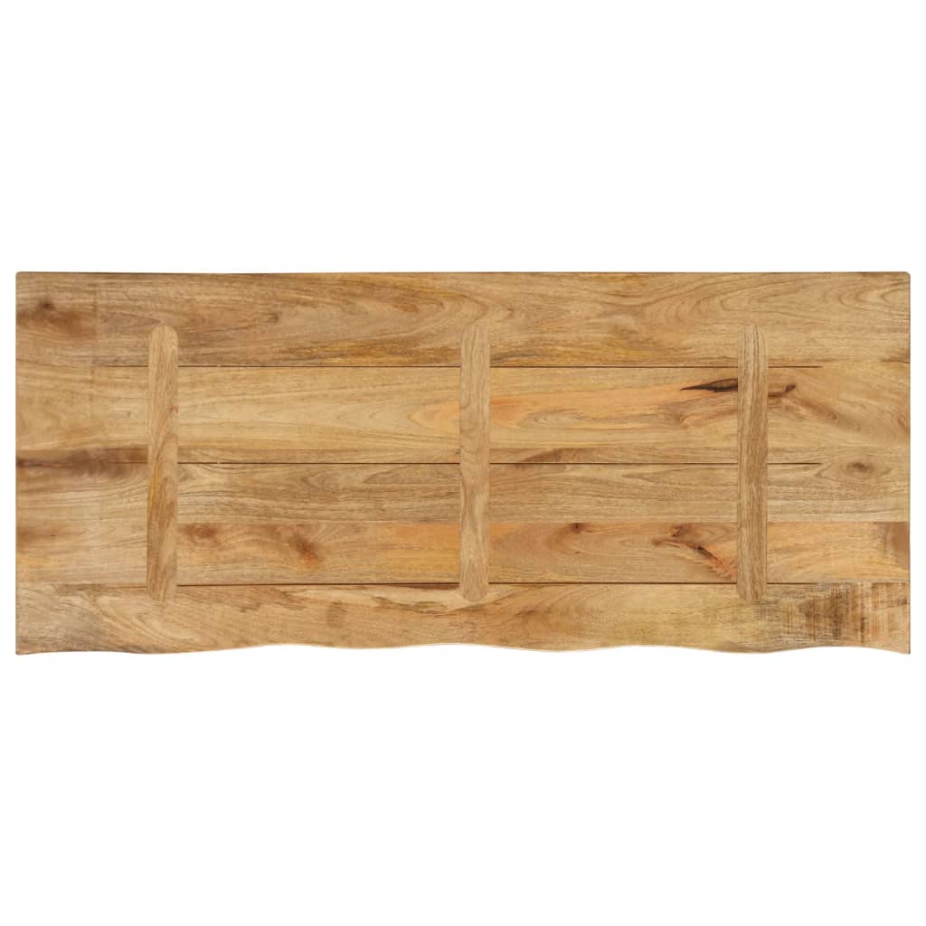 vidaXL Επιφάνεια Τραπεζιού 140x60x2,5 εκ. Live Edge Μασίφ Ξύλο Μάνγκο