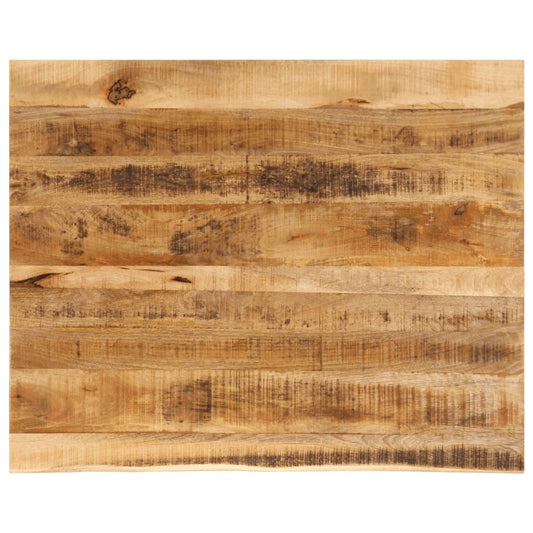 vidaXL Επιφάνεια Τραπεζιού 100x80x2,5 εκ. Live Edge Μασίφ Ξύλο Μάνγκο