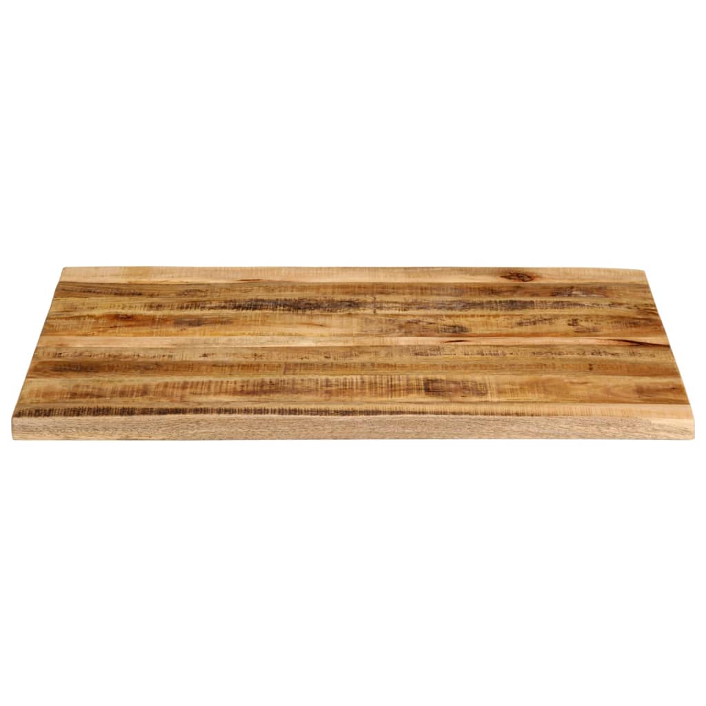 vidaXL Επιφάνεια Τραπεζιού 110x80x2,5 εκ. Live Edge Μασίφ Ξύλο Μάνγκο
