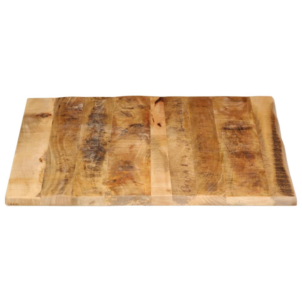 vidaXL Επιφάνεια Τραπεζιού 110x80x2,5 εκ. Live Edge Μασίφ Ξύλο Μάνγκο